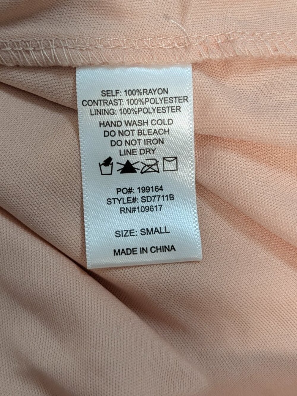 Blush Pink Lace Tiered Maxi Dress S Coquette Romantic Prairie Fairycore NWOT - Picture 9 of 11